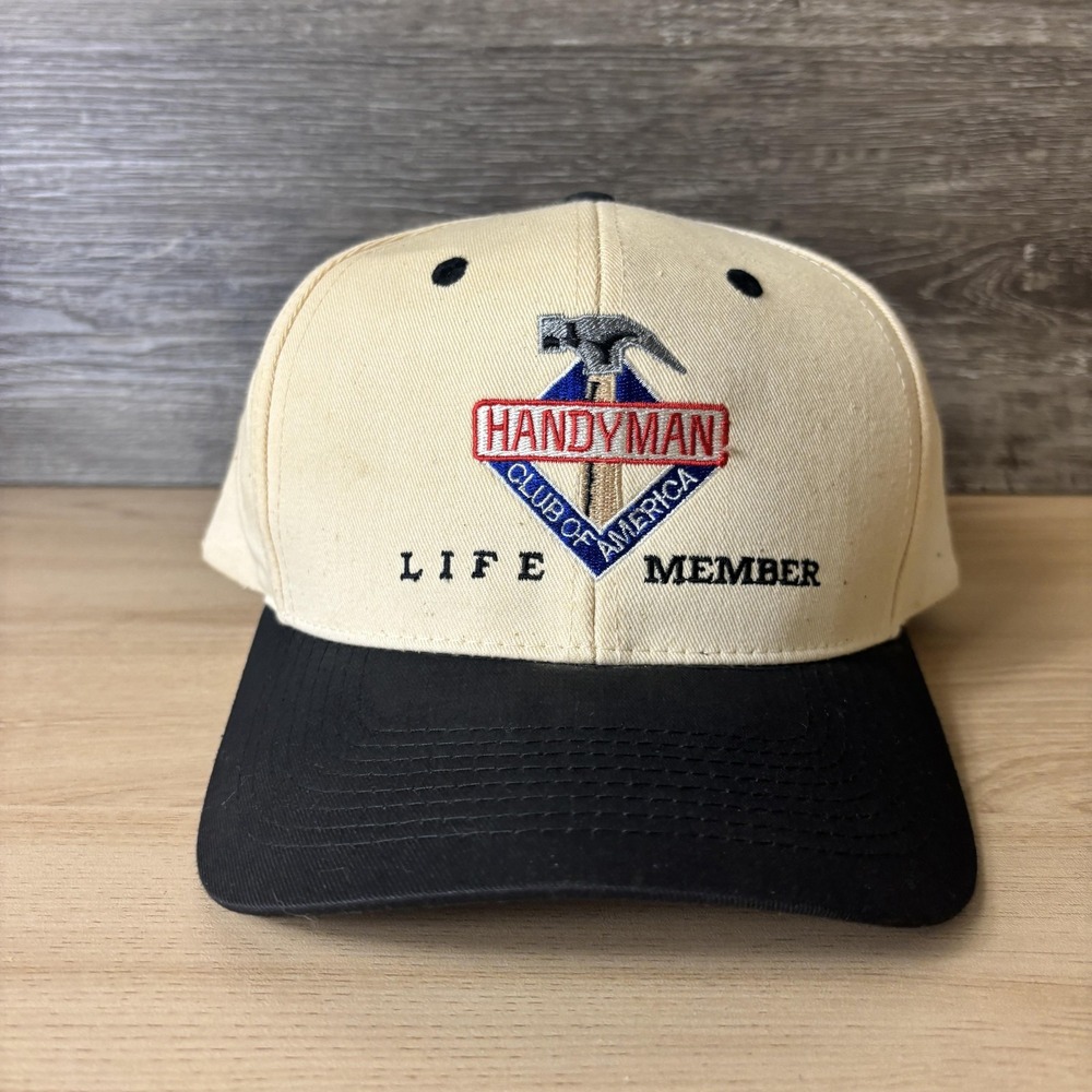 Handyman Club of America Hat Cap Snap Back Embroidered Life Member Mens